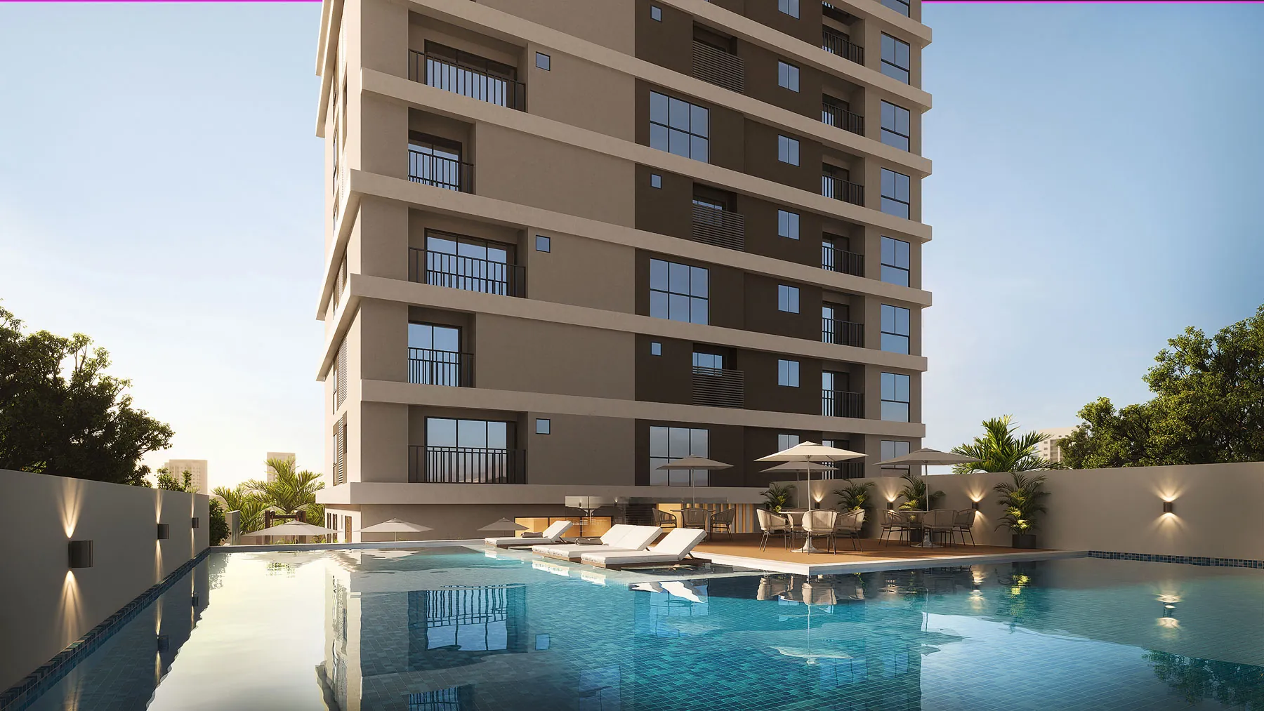 Piscina do One Residence